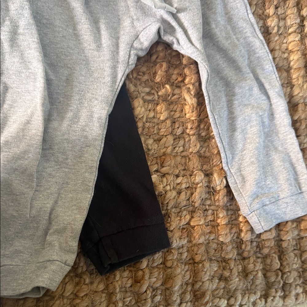 (2) Pair of Kids Black and Gray Jogger Pants - Drawstring - Picture 4 of 4